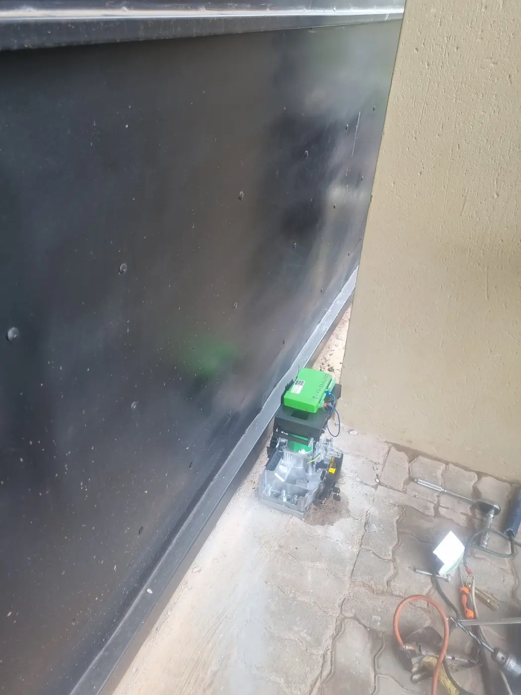 New sliding gate motor installation for Security Systems, Garage Doors &amp; Gate Automation